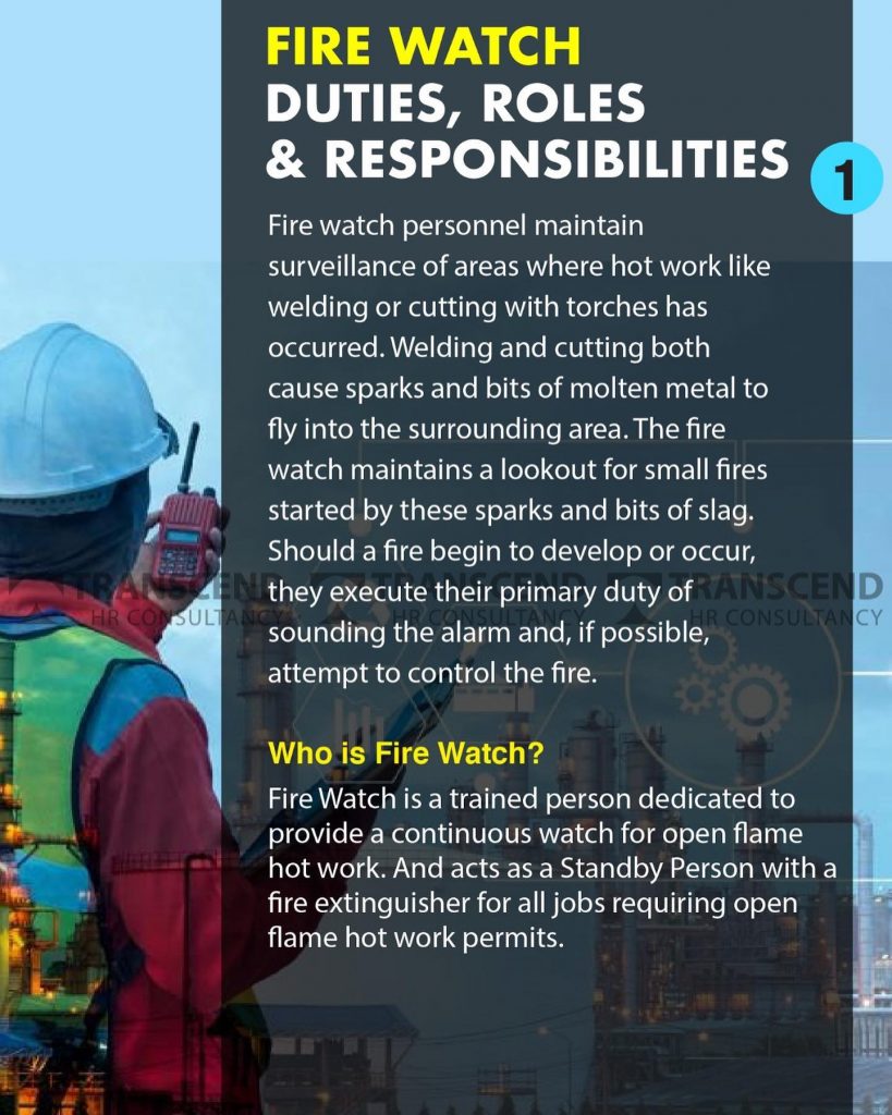 Fire Watch Roles And Responsibility - Transcend Group