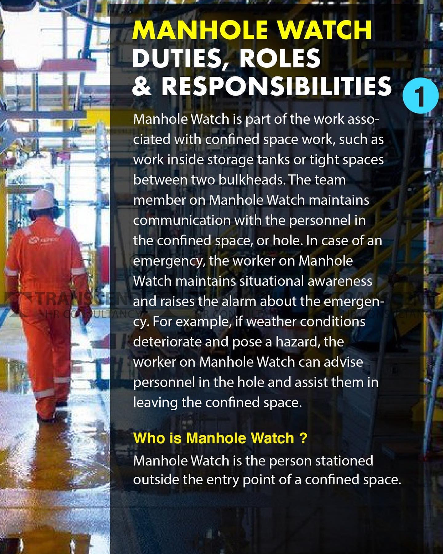 What are the responsibilities of an 'Officer on Watch'? | VS&B Containers